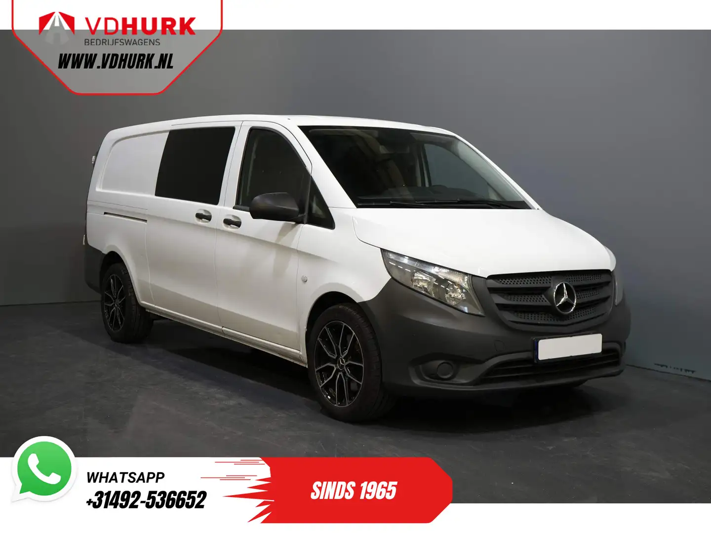 Mercedes-Benz Vito 114 CDI Aut. L3 XL EXPORT ONLY 2x Schuifdeur/ LMV/ Blanc - 1