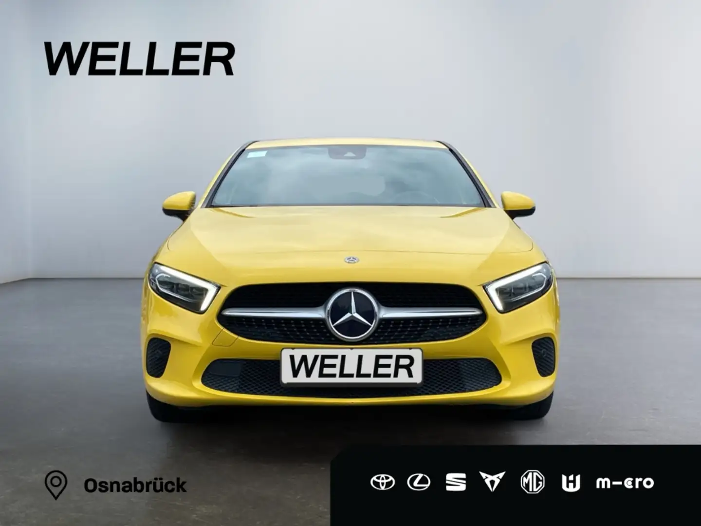 Mercedes-Benz A 200 d 8G Progressive *Multibeam*AHK*PDC*SHZ*Premium* Żółty - 2