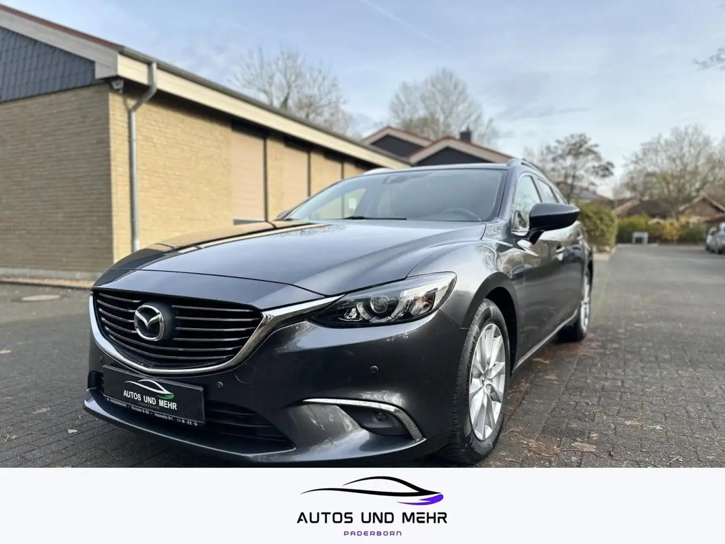 Mazda 6 Kombi Exclusive-Line Klima Einparkhilfe Grau - 1