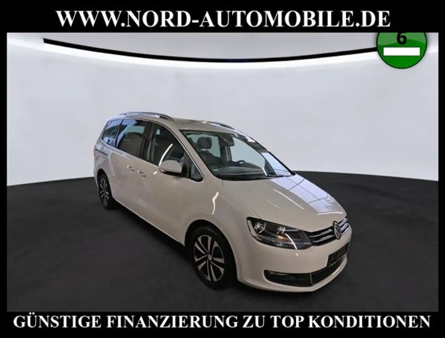 Volkswagen Sharan 1.4 TSI United DSG 7-Sitzer/Kamera/Navi United Weiß - 1