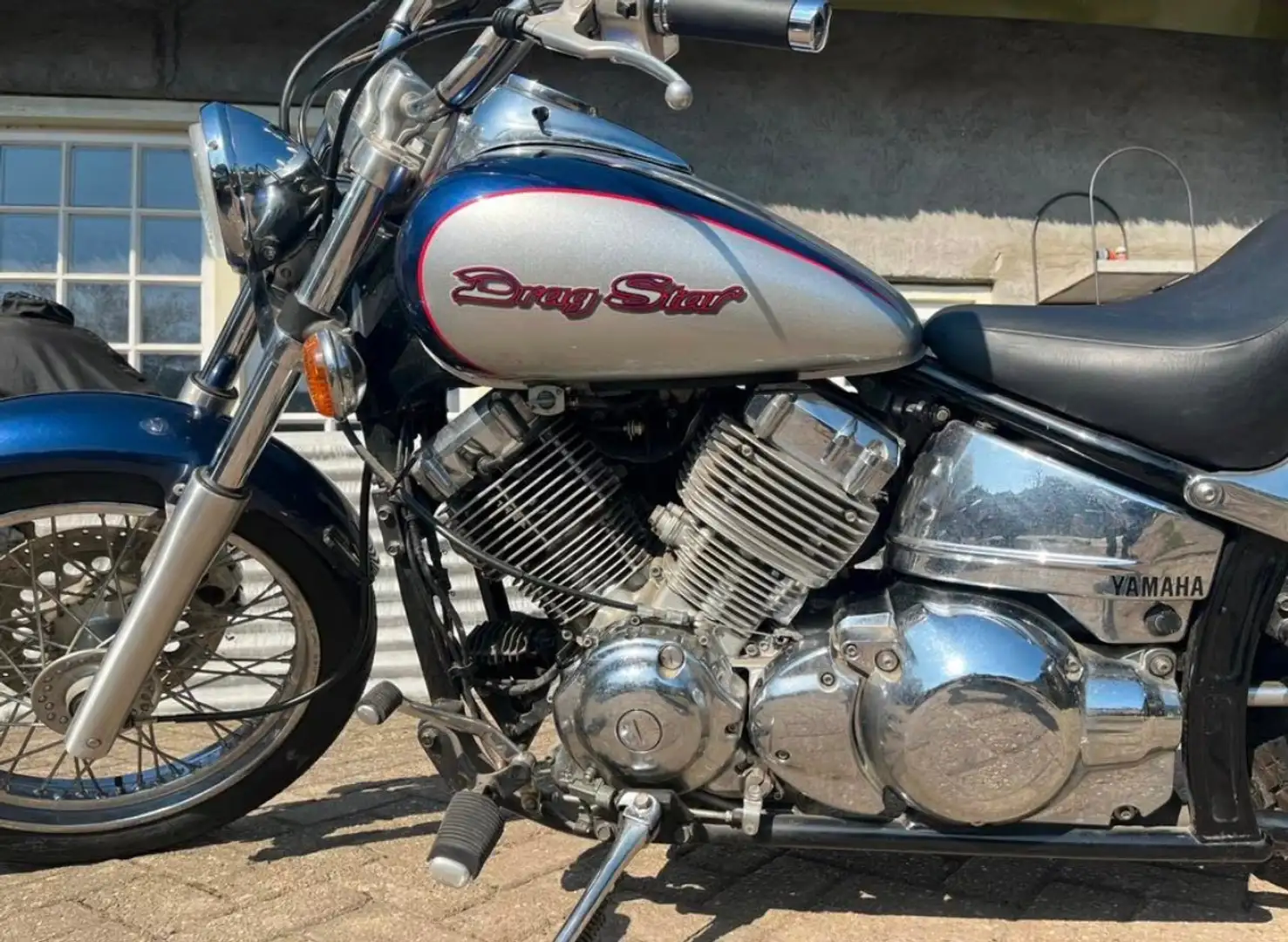 Yamaha XVS 650 Blauw - 1