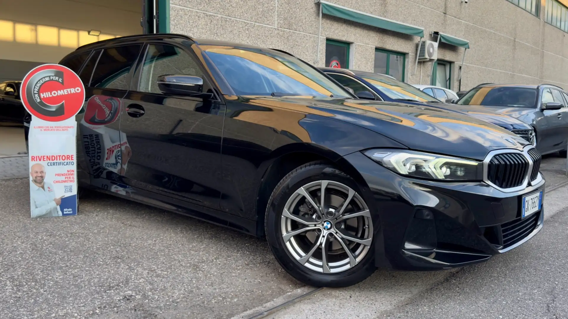 BMW 318 BMW 318D 48V TOURING ADVANTAGE 2.0 150CV - FARI FU Nero - 1