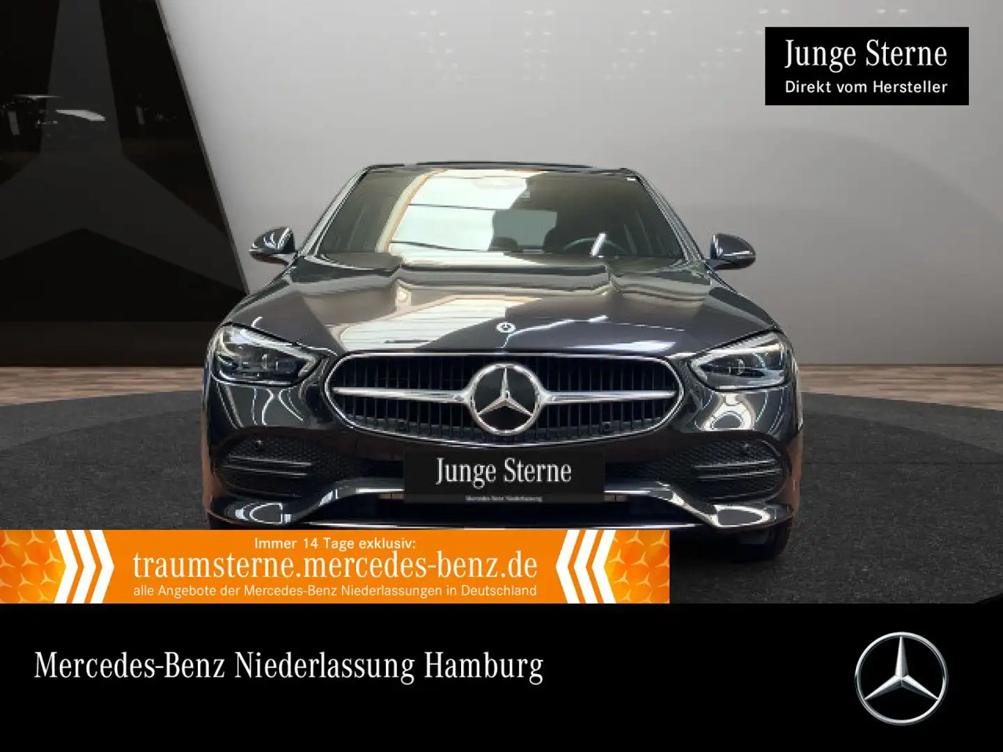Mercedes-Benz C 300 de 4M AVANTG+PANO+BURMESTER+KAMERA+TOTW+9G Grau - 1