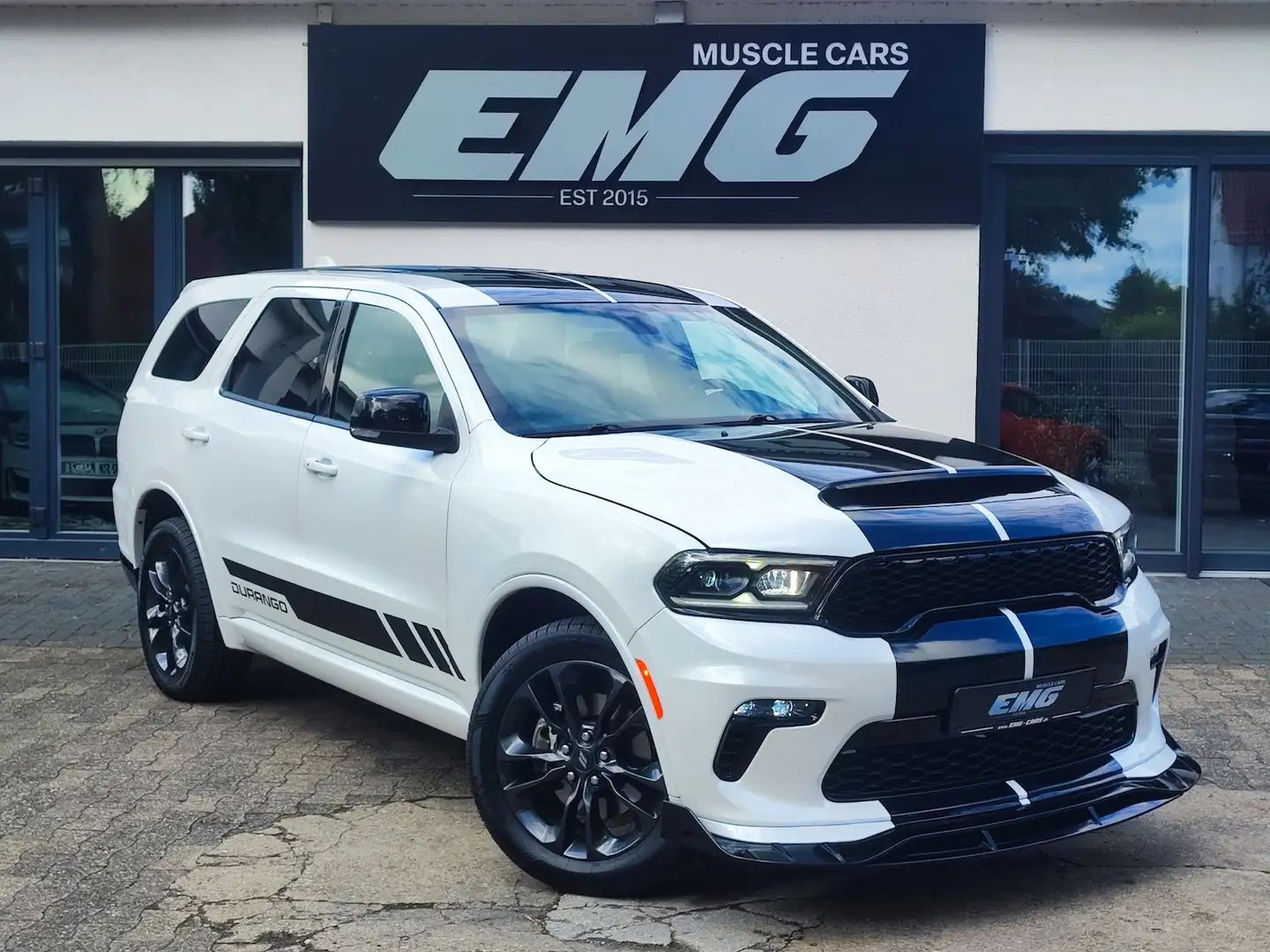 Dodge Durango GT Blacktop AWD|LED|LEDER|KAMERA|SHZ|LCI| Weiß - 1
