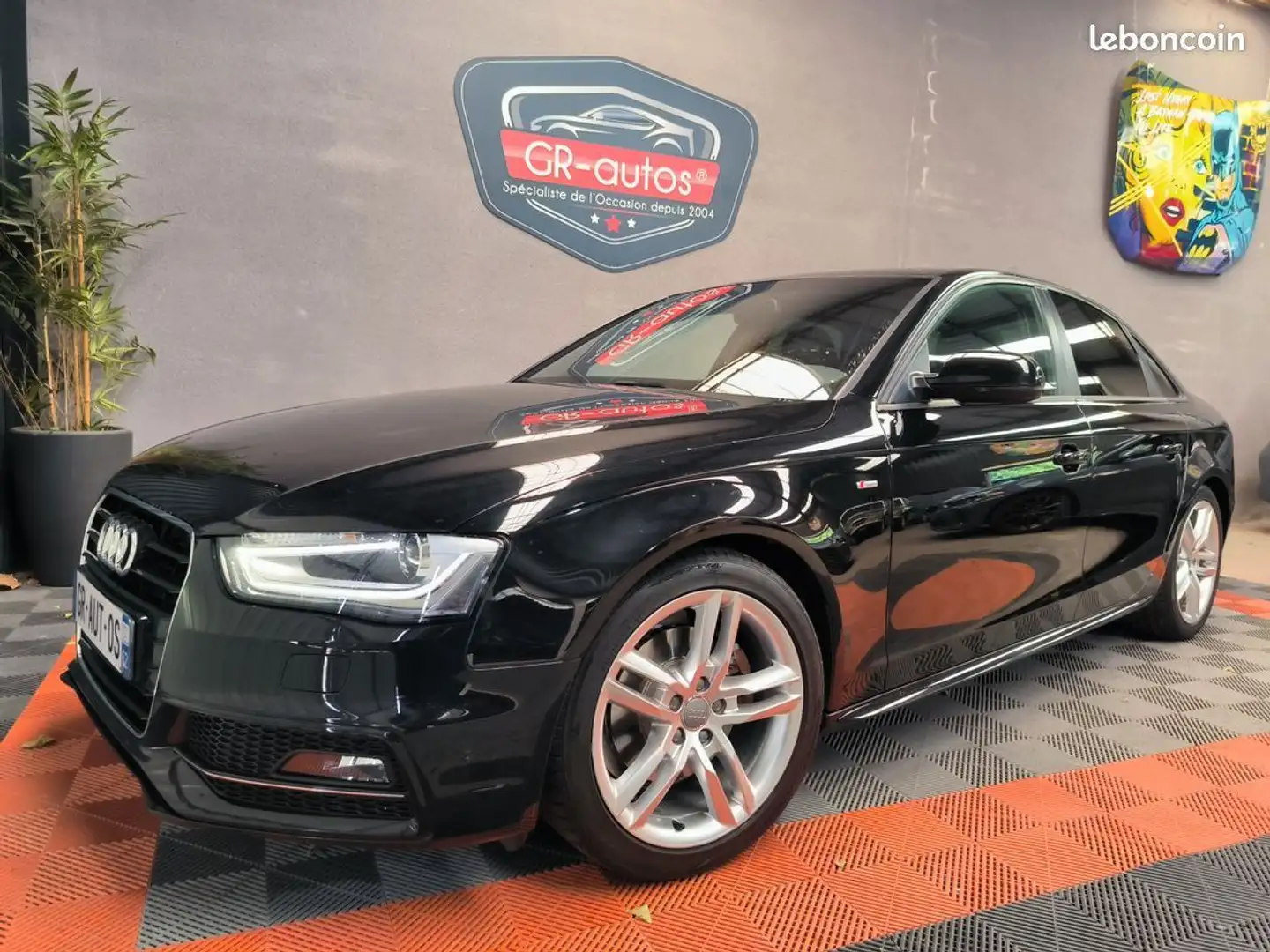 Audi A4 1.8 Tfsi 120cv S-line 73.000kms certifiés 2 eme ma Noir - 1