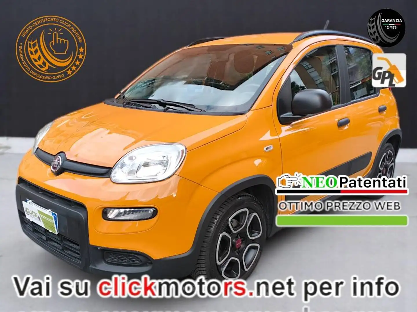 Fiat Panda Panda III 2022- 1.2 easypower City Life Gpl s&s 69 Naranja - 1