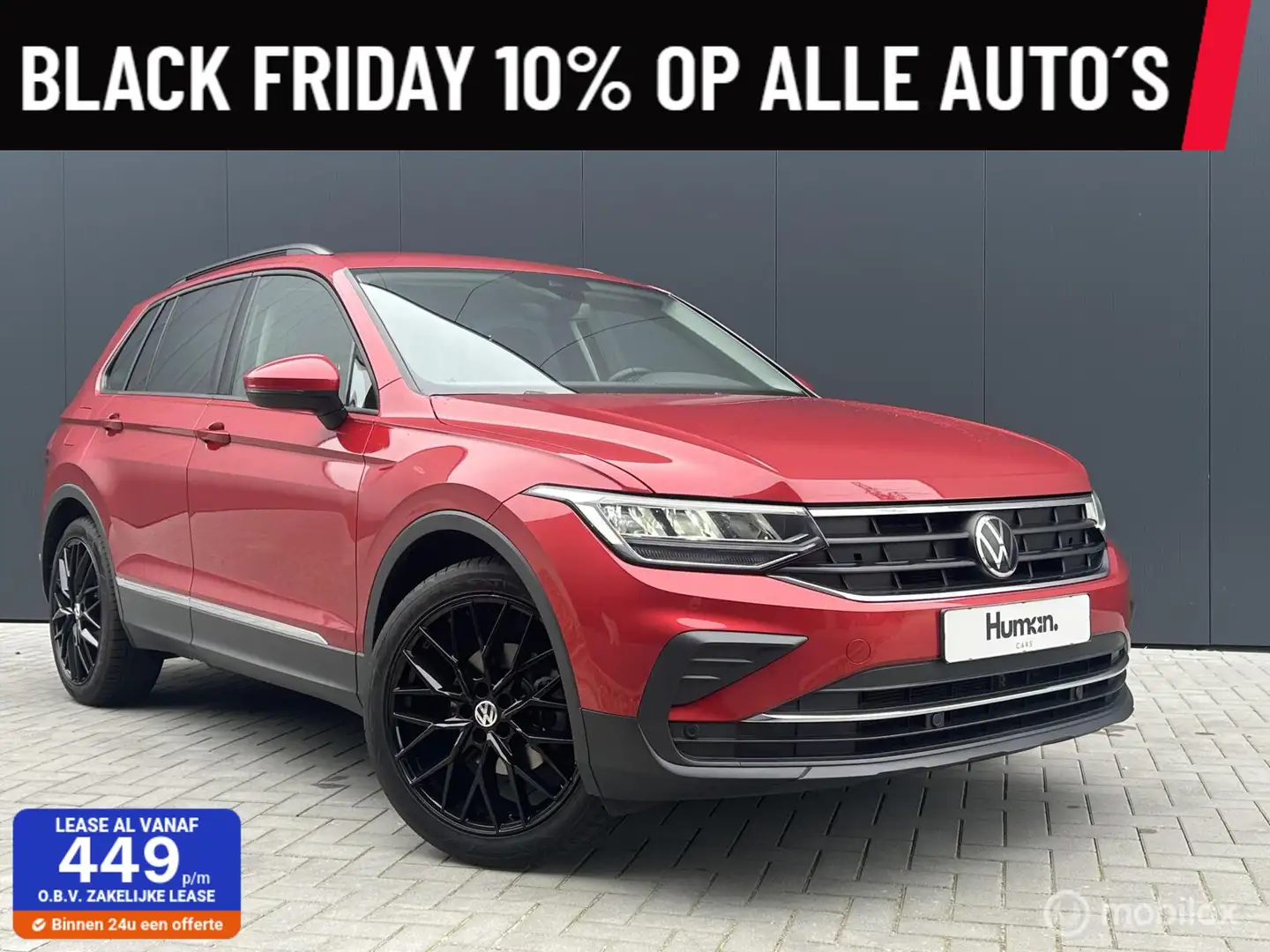 Volkswagen Tiguan 1.5 TSI Life 2022 Trekhaak 20 inch N.A.P Rouge - 1