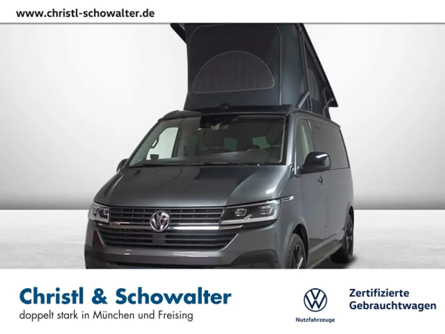 Volkswagen T6.1 California Beach 2.0 TDI 4M DSG Camper Ed. Grau - 1