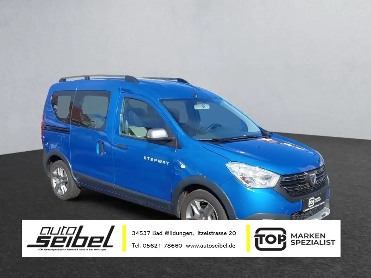 Dacia Dokker Stepway 1,3 TCe Klima Navi Sitzheizung Kamera Blau - 1