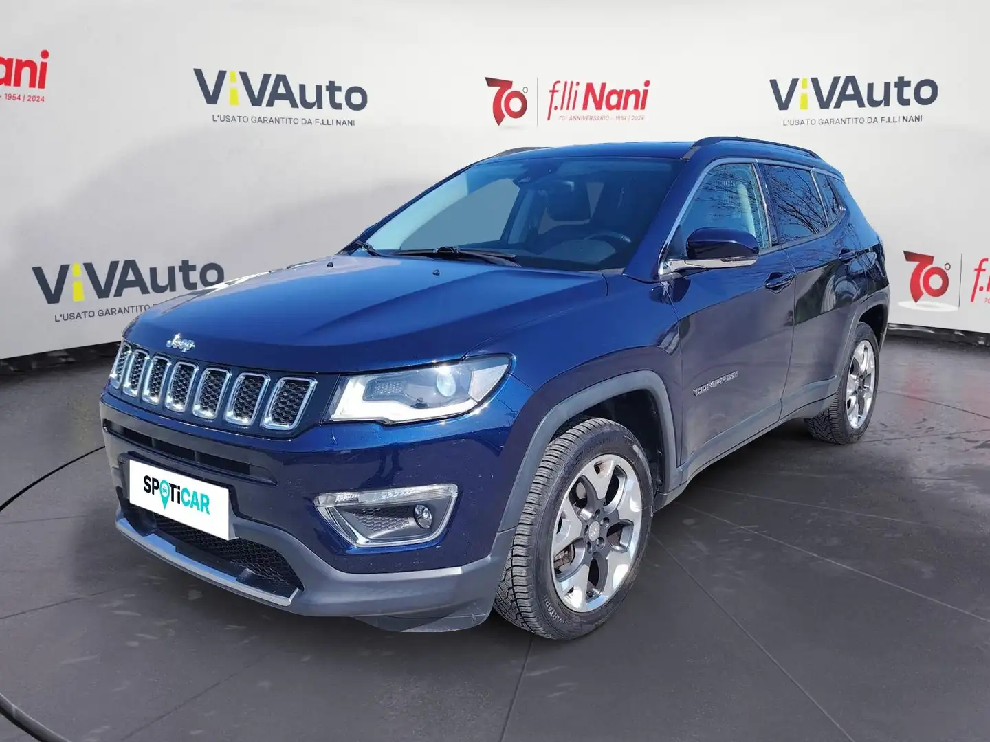 Jeep Compass 1.6 Multijet II 2WD Limited Blauw - 1