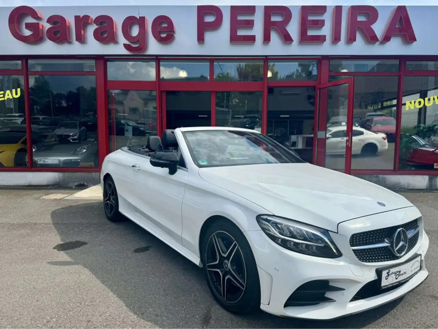 Mercedes-Benz C 220 CABRIO D AMG LINE FACELIFT CUIR NAVI Gris - 2
