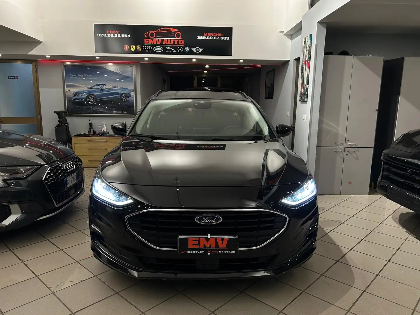 Ford Focus Focus 1.5 EcoBlue 120 CV aut. SW Active Design Nero - 2