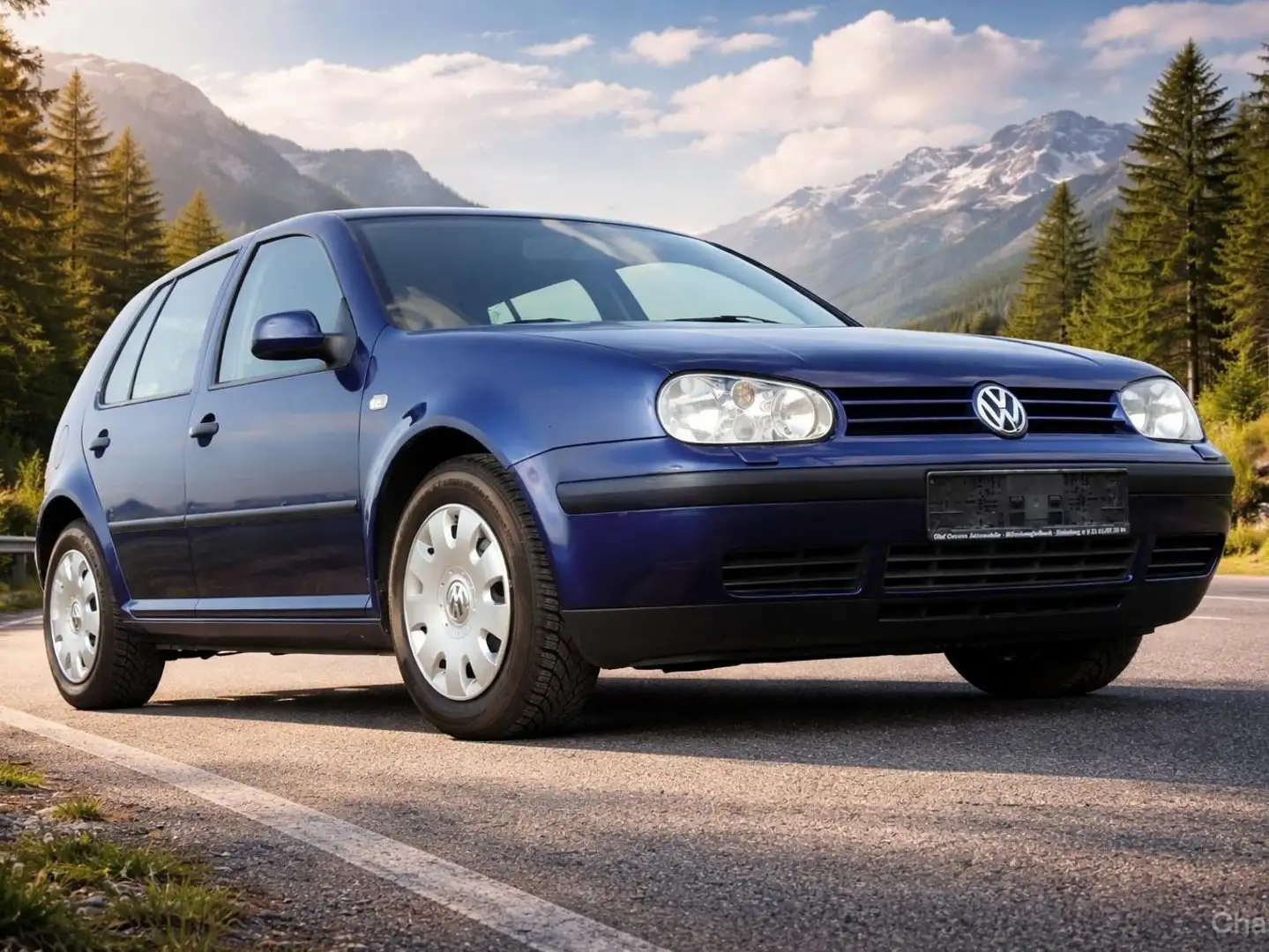 Volkswagen Golf VW.Golf .Automatik.Sitzheizung.Klima.1.Hand.115PS. Blau - 1