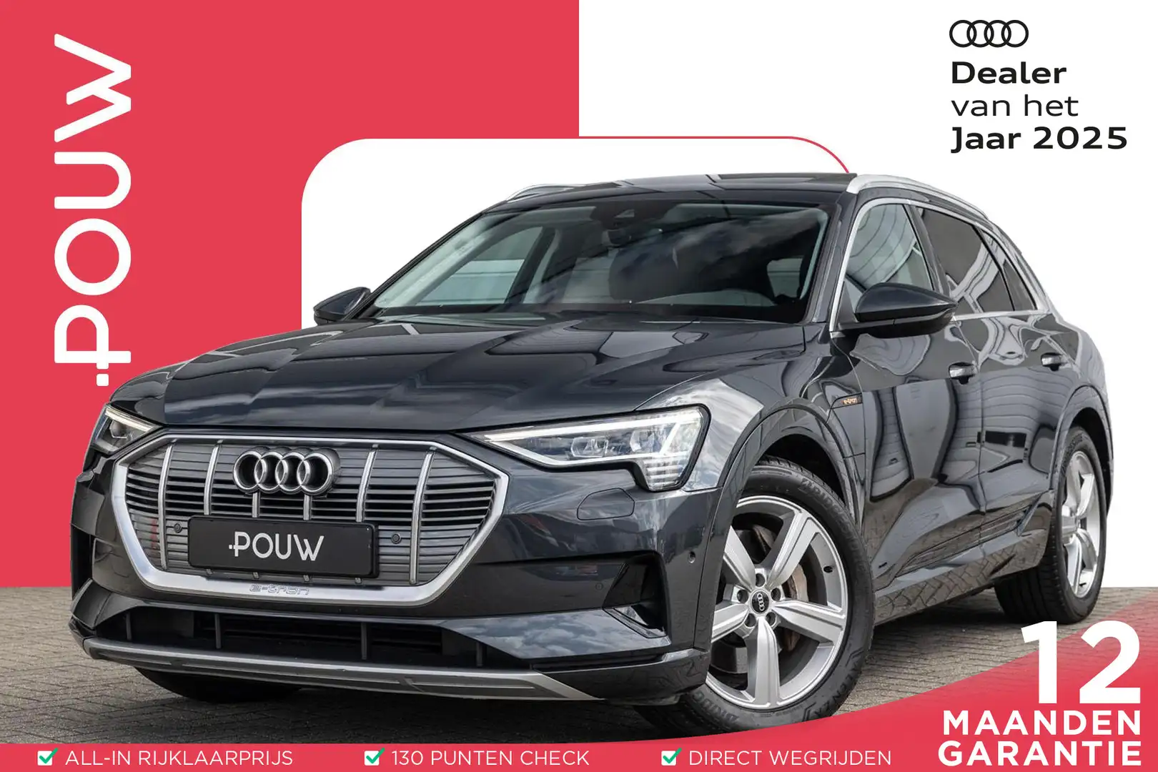 Audi e-tron 55 quattro 408pk Business Edition Plus 95 kWh | Tr Grijs - 1
