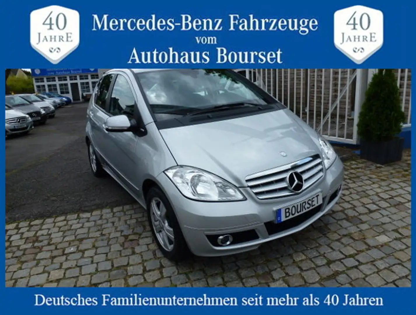 Mercedes-Benz A 160 AVANTGARDE Autom-Klima-erst 30.000KM Sitzheizung-a Silber - 1