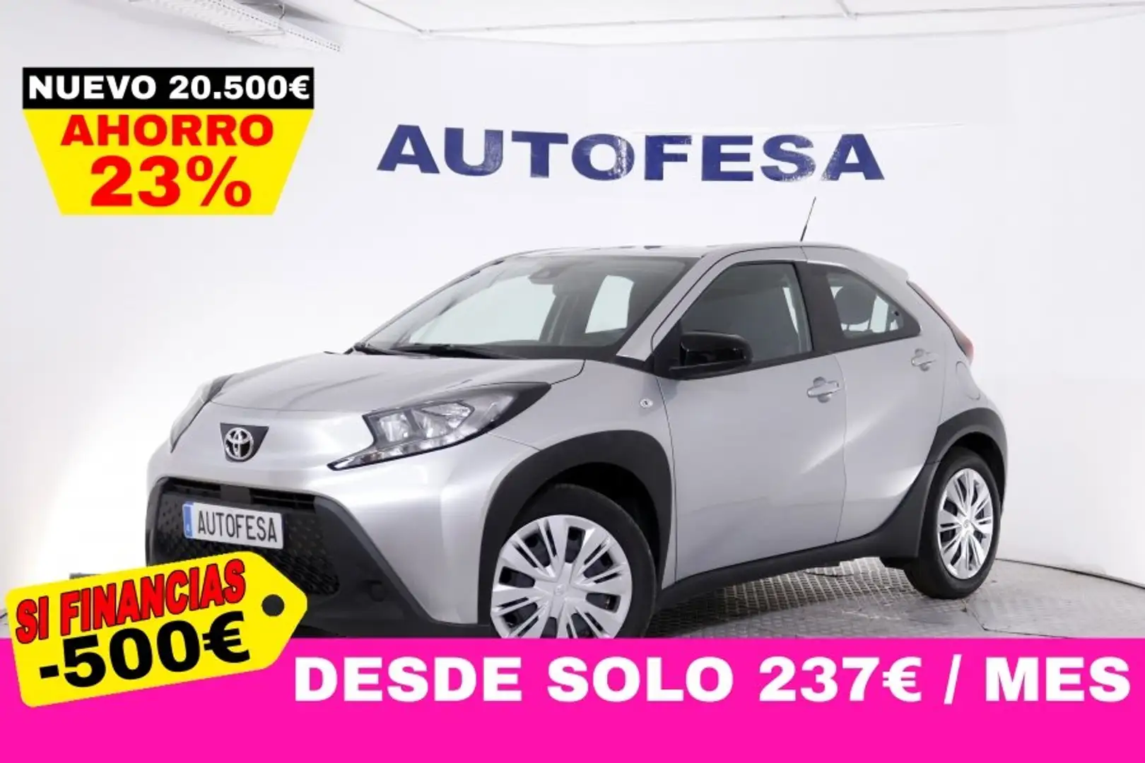 Toyota Aygo X cross 1.0 VVT-I 72cv 5P #IVA DEDUCIBLE Gris - 1