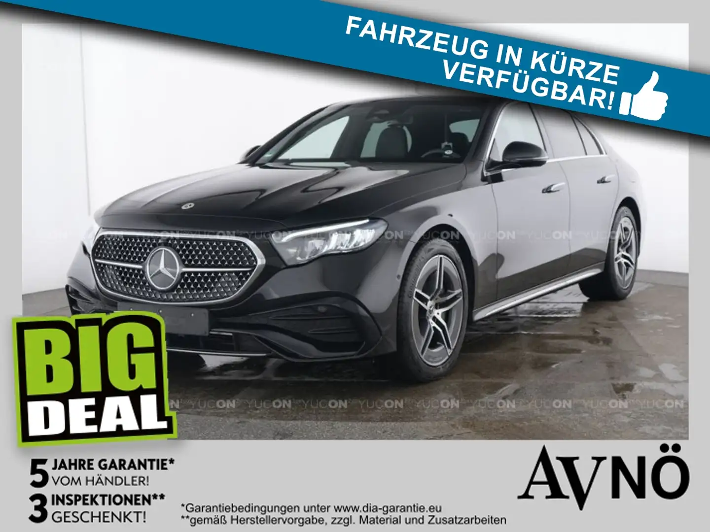 Mercedes-Benz E 300 e 4M AMG LINE PANO SD DISTRONIC 19 ZOLL AMG Schwarz - 1