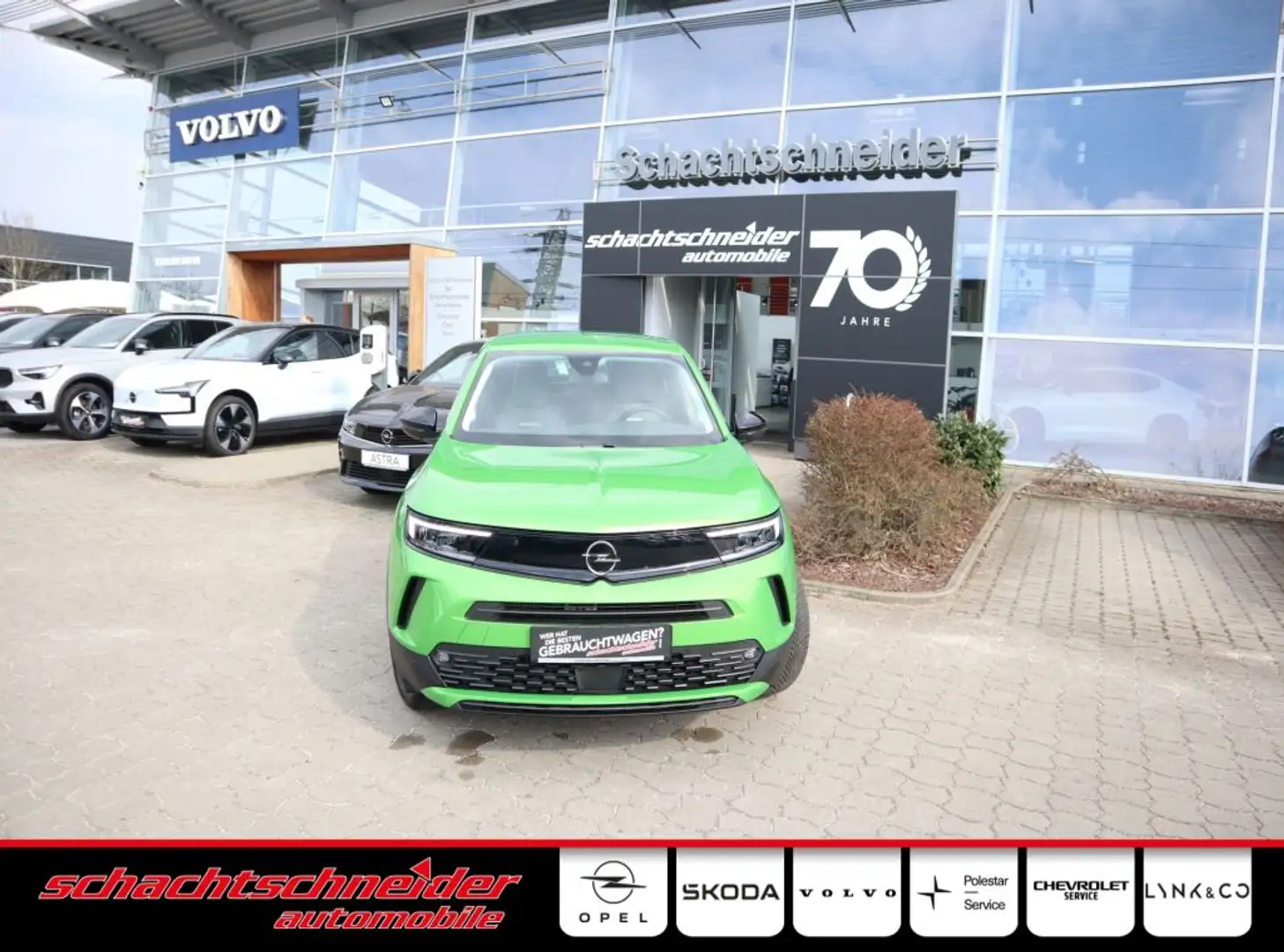 Opel Mokka 1.2 Turbo Aut. Elegance+Klimaaut+Sitzheiz+ Grün - 1
