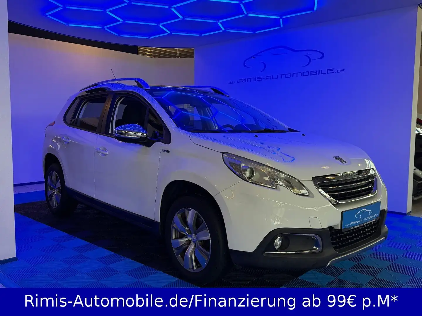 Peugeot 2008 Style Navi+ Panorama Glasdach Shz PDC Klima Blanc - 1