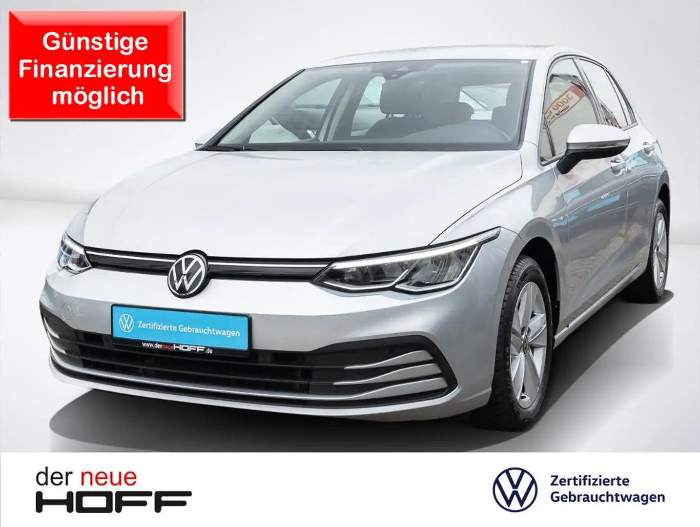 Volkswagen Golf VIII 1.0 eTSI DSG Life Navi ACC Silber - 1