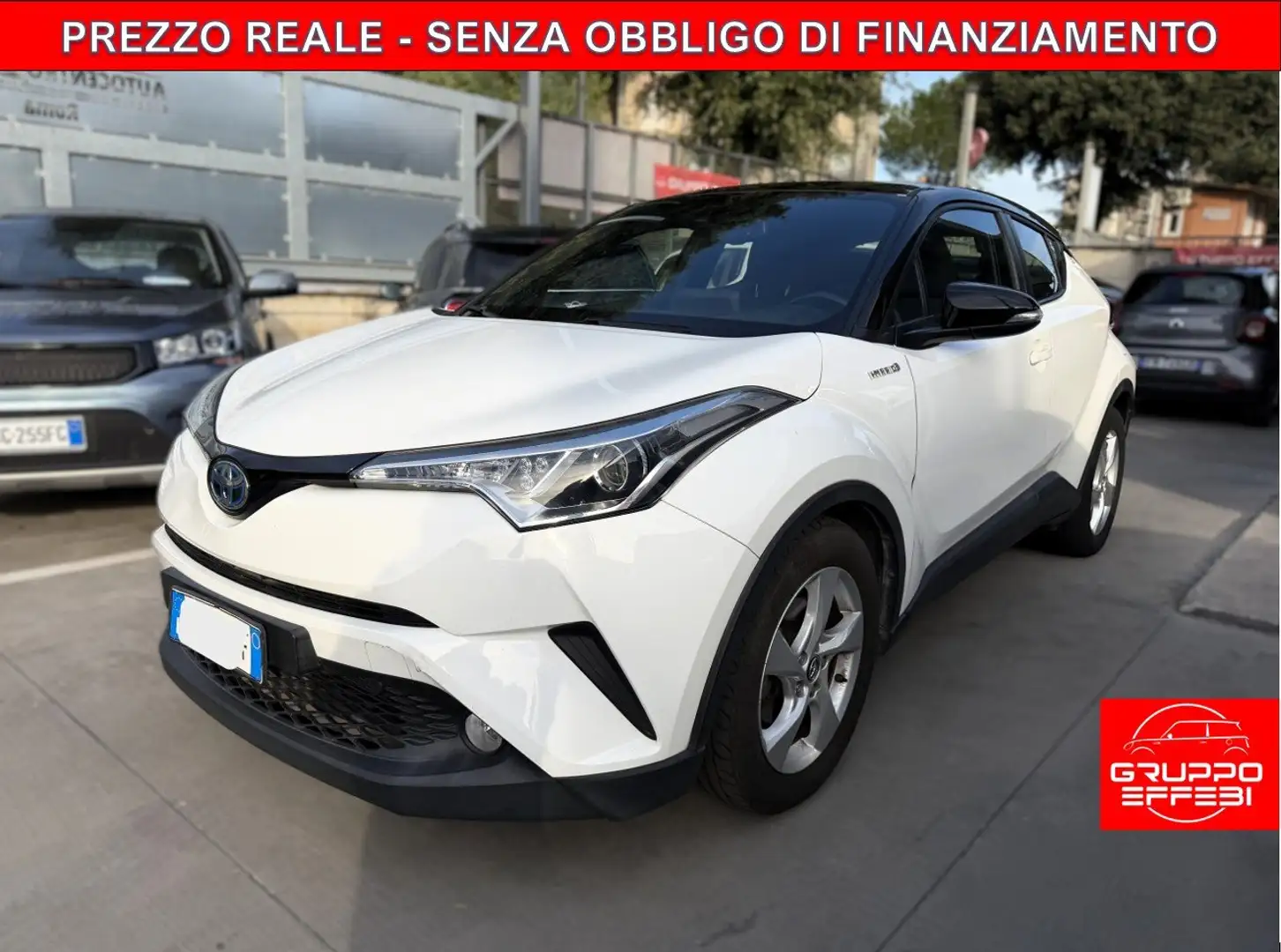 Toyota C-HR C-HR 1.8h Active 2wd e-cvt IBRIDA Bianco - 1