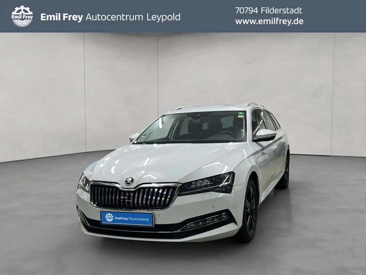 Skoda Superb Combi 2.0 TDI DSG Style Weiß - 1