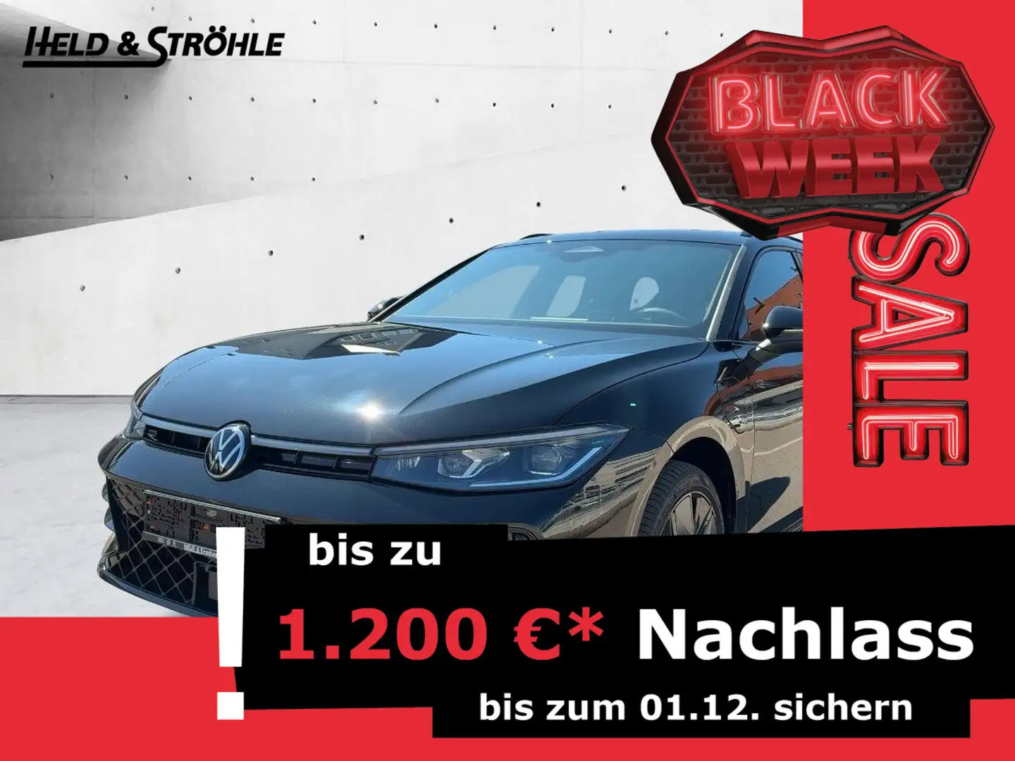 Volkswagen Passat Variant R-Line Black eHybrid AHK 19" PANO Schwarz - 1