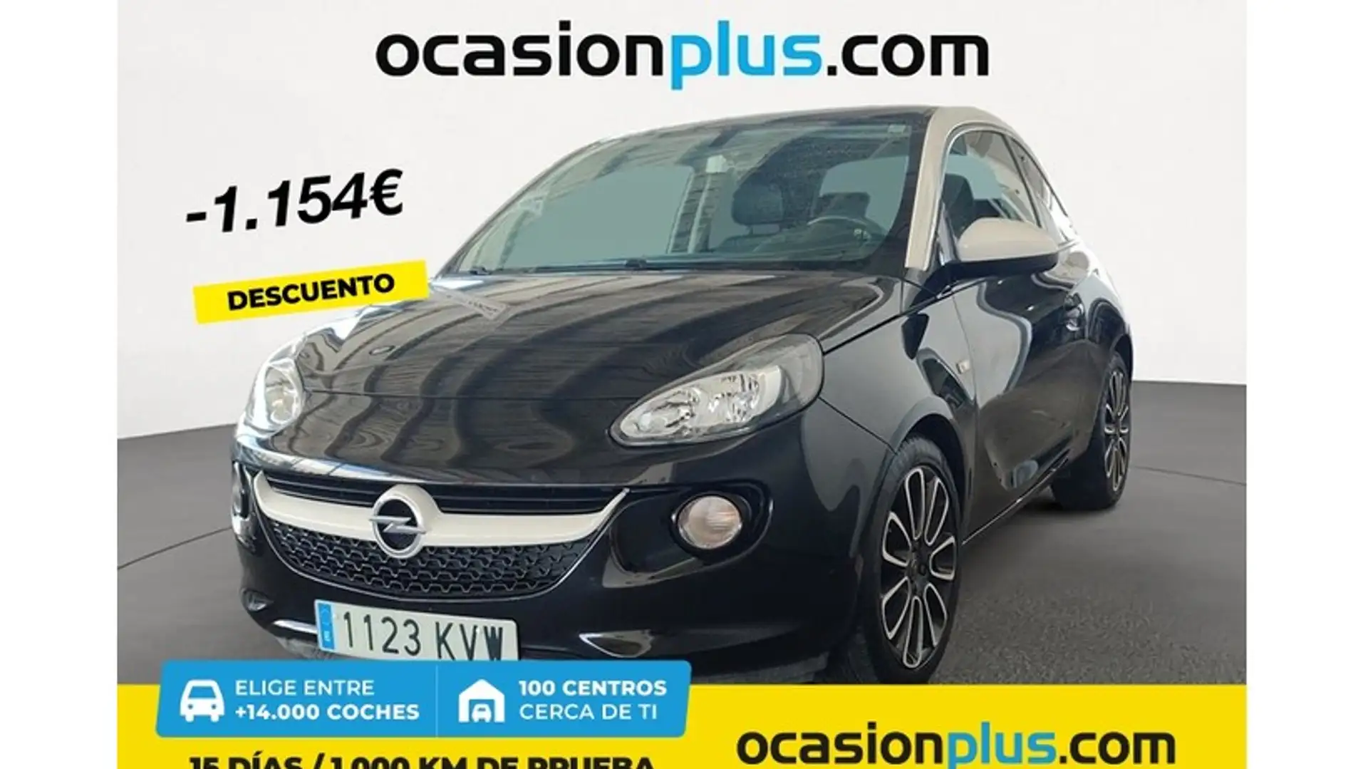 Opel Adam 1.4 XEL S&S GLP Glam Zwart - 1