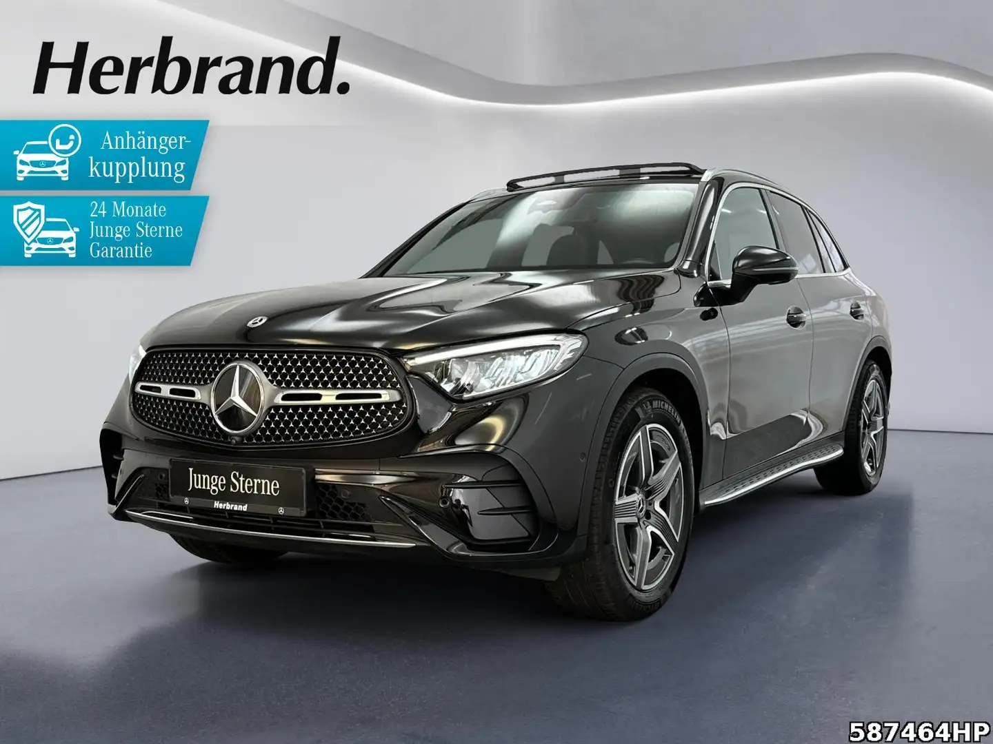 Mercedes-Benz GLC 300 d 4M AMG AHK Pano Memory 360° Lenkradhzg Schwarz - 1