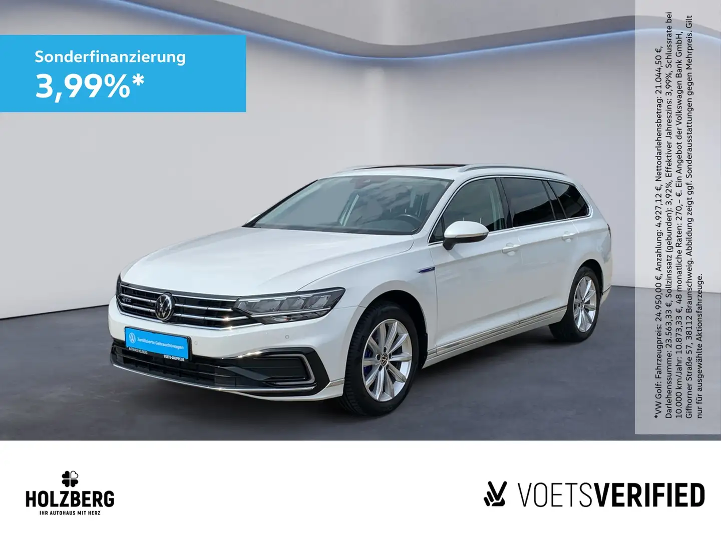 Volkswagen Passat Variant 1.4 eHybrid GTE PANO+AHK+NAVI Bianco - 1