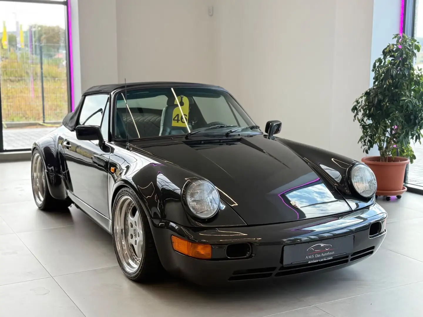 Porsche 911 SC 964 Turbo Umbau Cabriolet Noir - 1