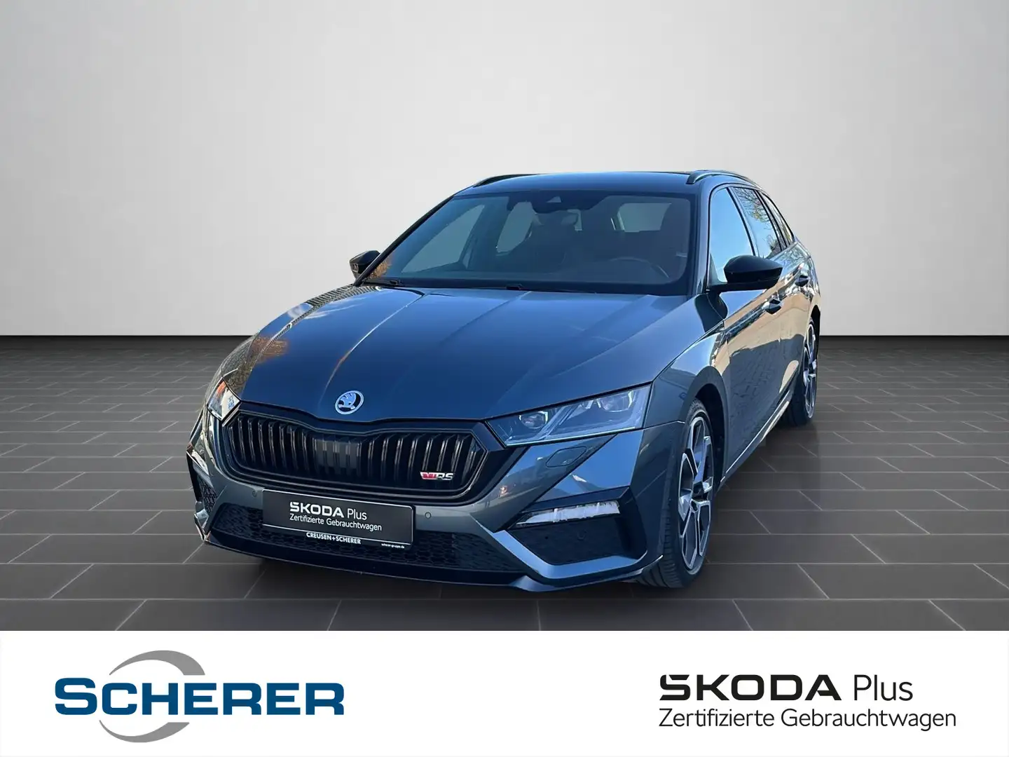 Skoda Octavia RS 2.0 TSI DSG NAVI RFK SHZ ACC MATRIX-L Gris - 1