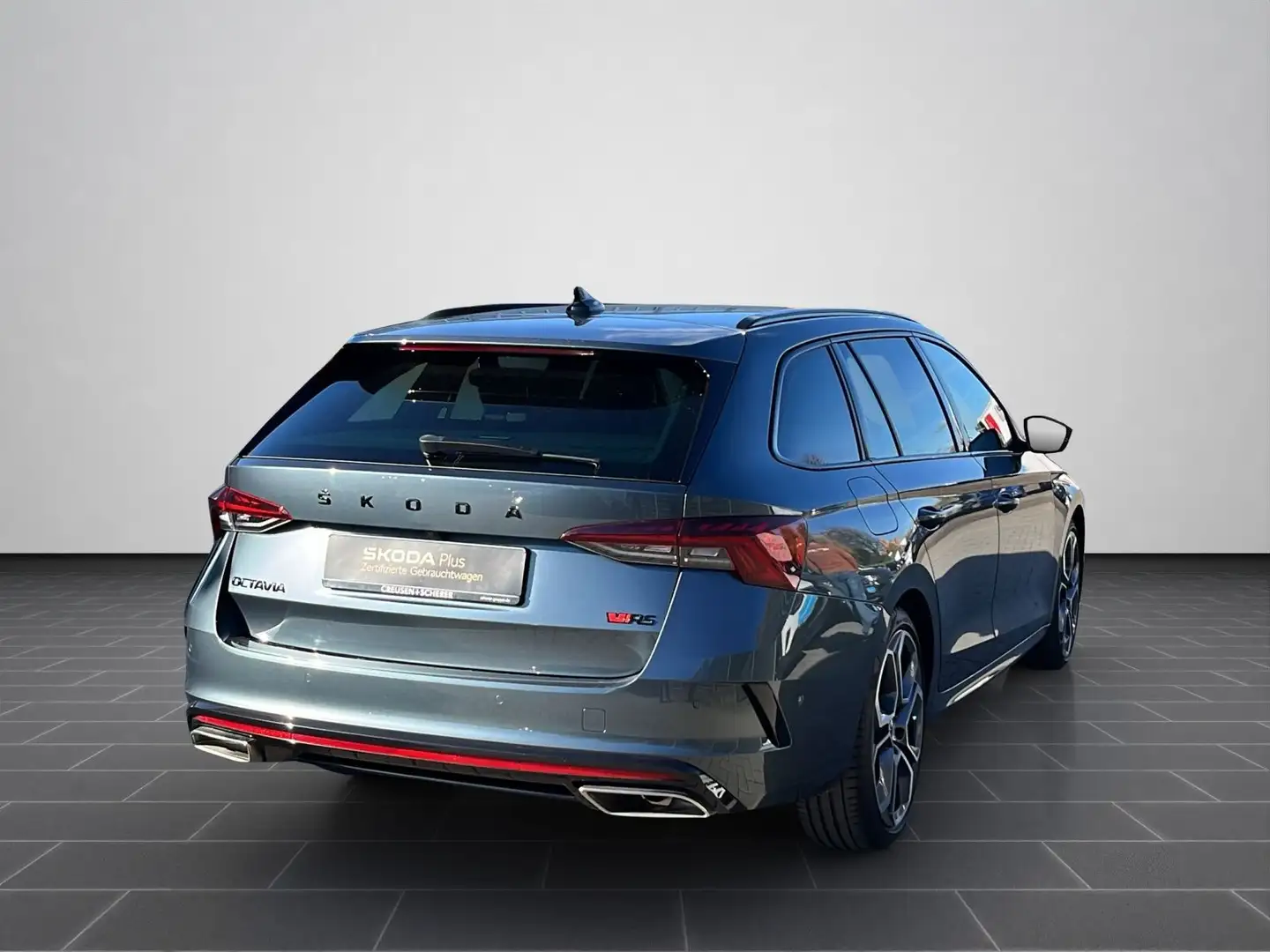 Skoda Octavia RS 2.0 TSI DSG NAVI RFK SHZ ACC MATRIX-L Gris - 2