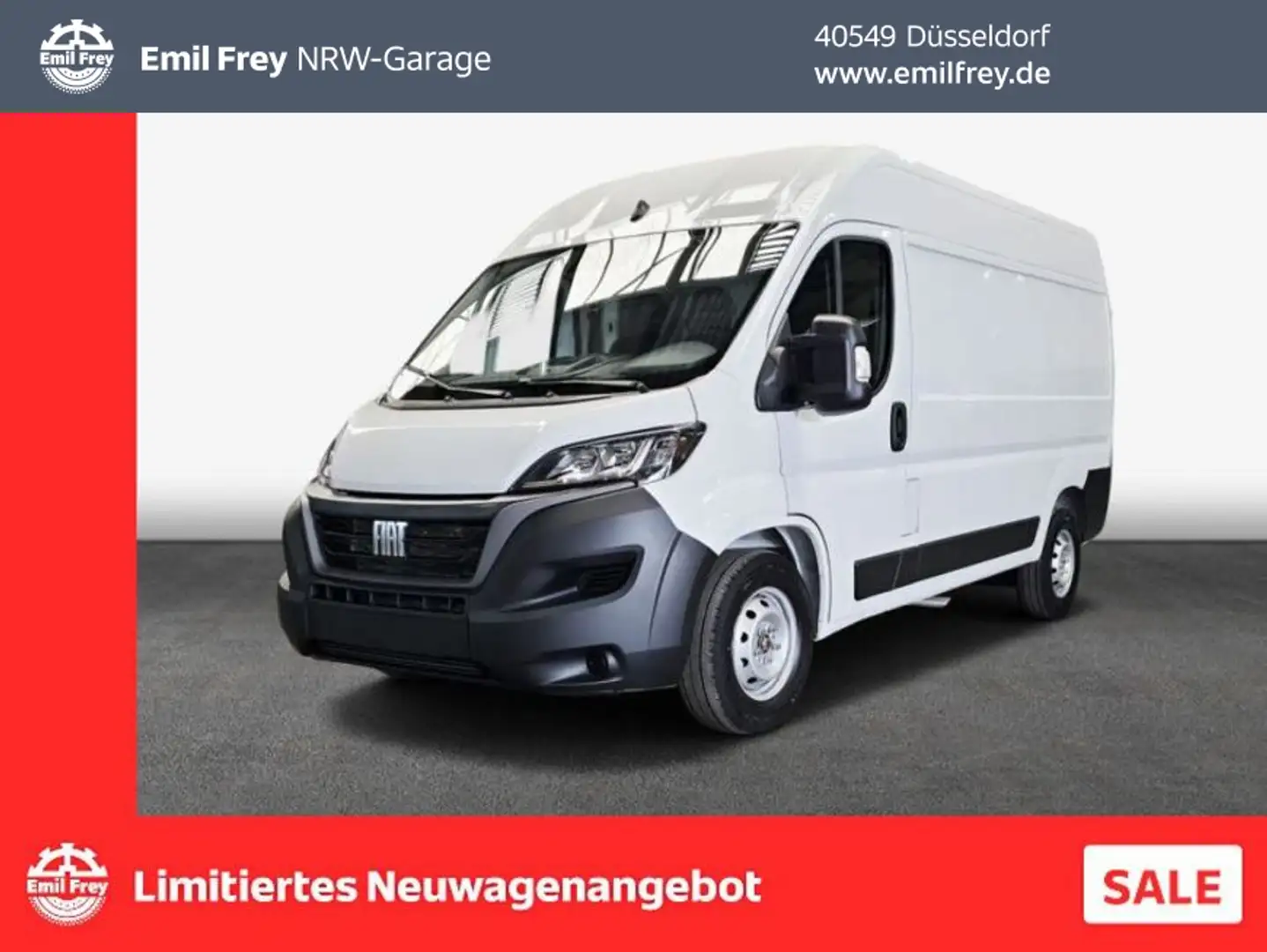Fiat Ducato Maxi L2H2 103 kW, 4-türig TECHNO-PAKET Weiß - 1