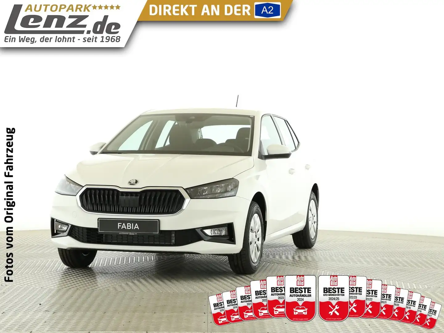 Skoda Fabia LED Sitzheizung PDC Klimaanlage DAB FSE BT Blanc - 1