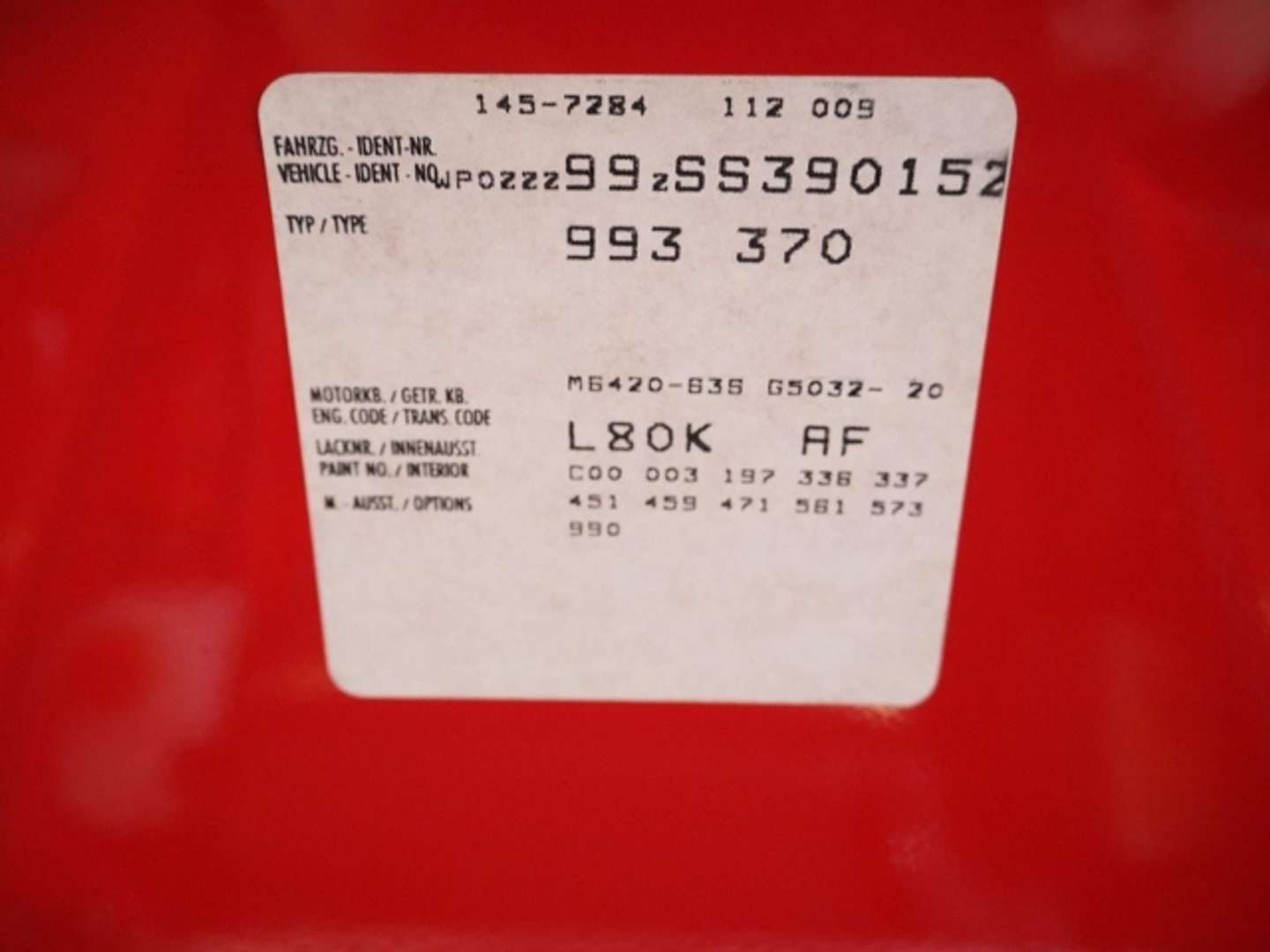 Porsche 993 RS Clubsport - 1995 - Joinsteer - #12