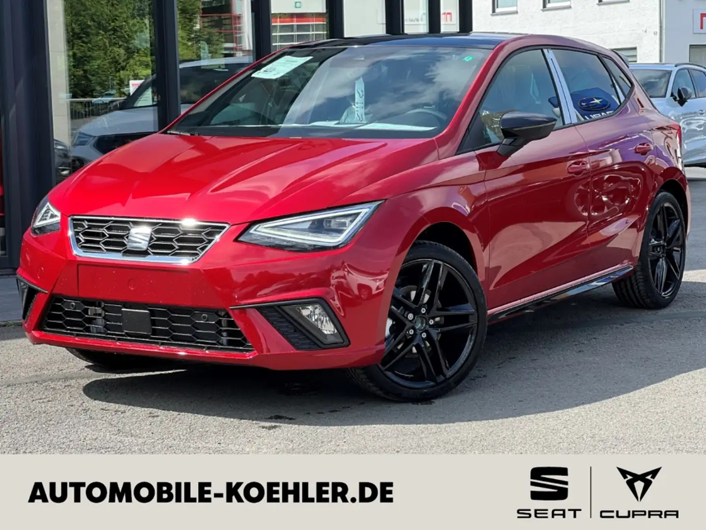 SEAT Ibiza FR Black Edition 1.0 TSI DSG Pano, RVC Rot - 1