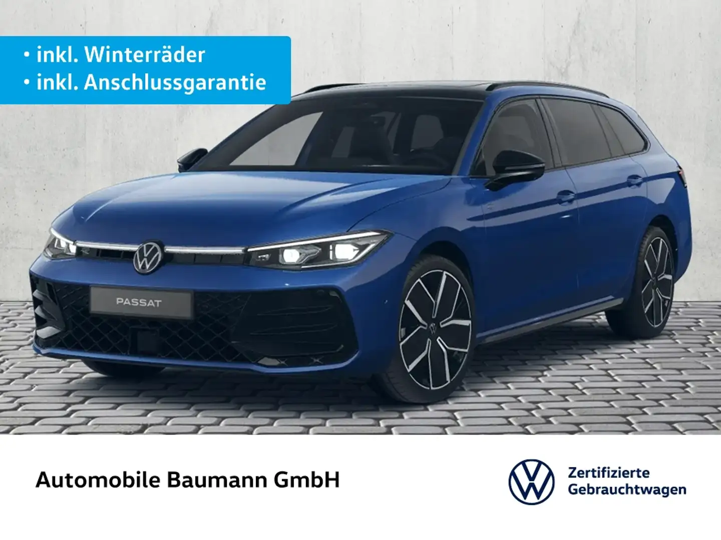 Volkswagen Passat 2.0 TDI R-LINE SIGNATURE *AHK*STDHZG*H&K* Blau - 1