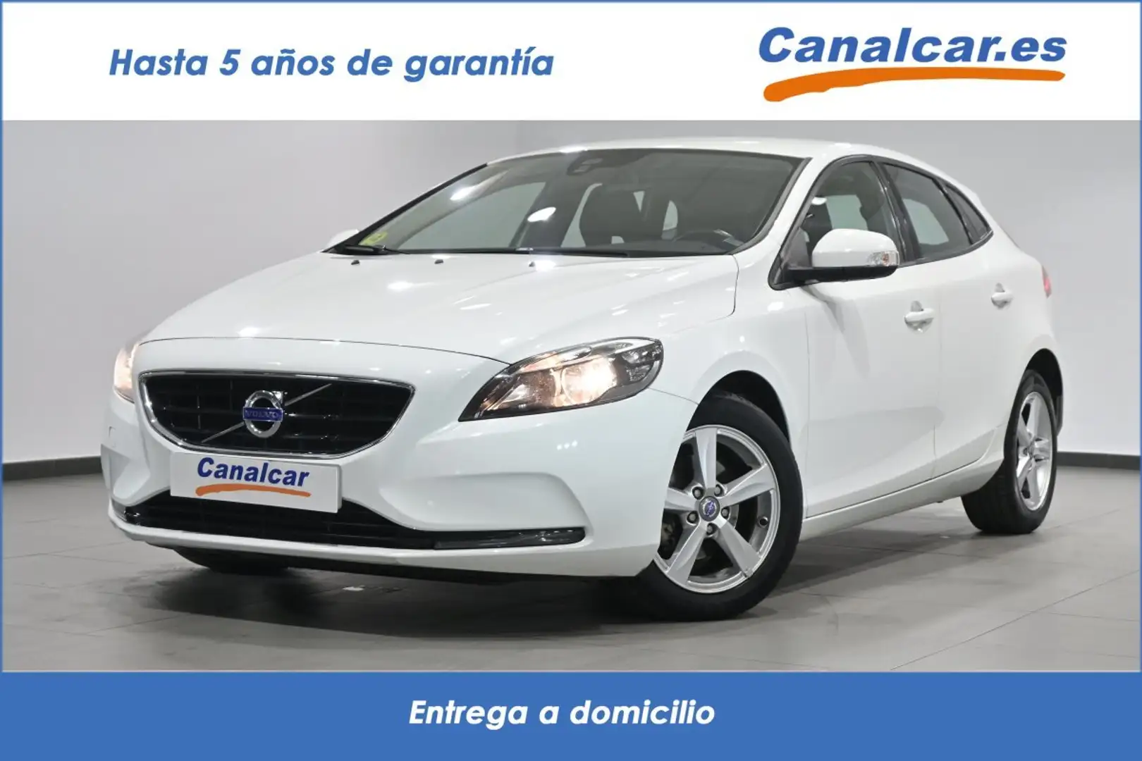Volvo V40 D2 Kinetic 115 Blanco - 1