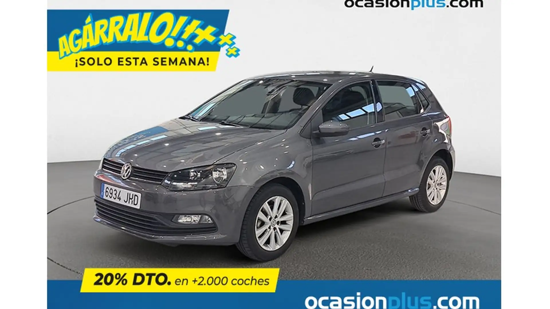 Volkswagen Polo 1.0 BMT A- 55kW Gris - 1