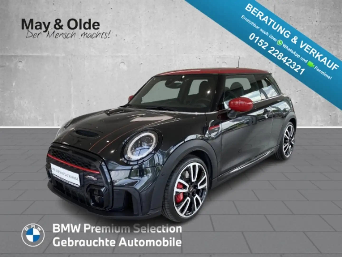 MINI John Cooper Works PANO LED ACC NAV RFK Apple Carplay Andr.Auto Noir - 1