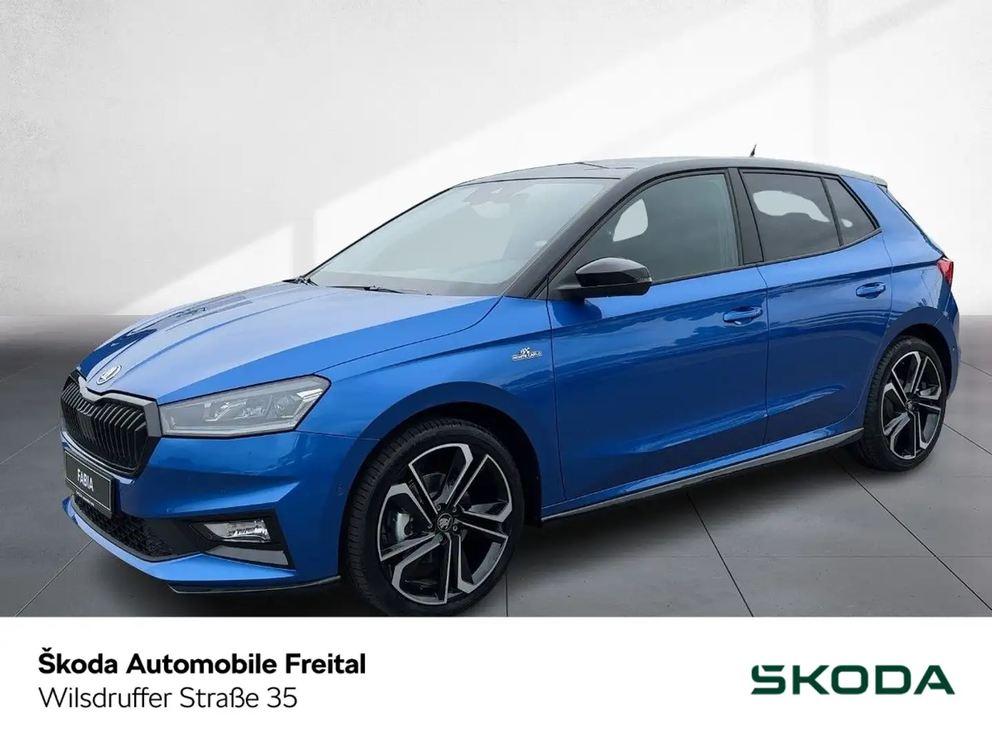 Skoda Fabia Monte Carlo 1,5 TSI DSG NAVI SOUNDSYST ACC Bleu - 1