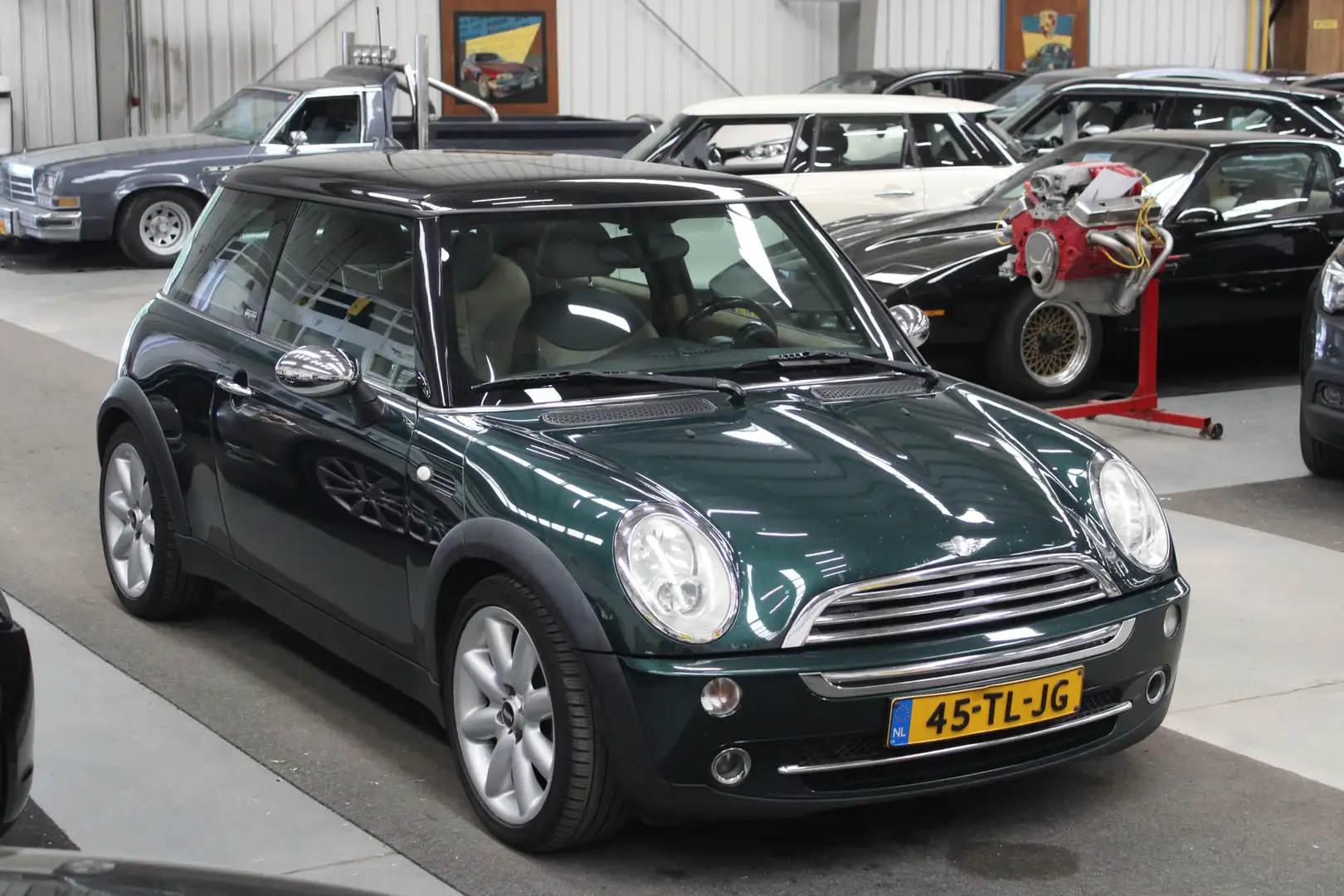 MINI Cooper Mini 1.6 Park Lane NAP, Airco, Leder, Cruise contr Verde - 2