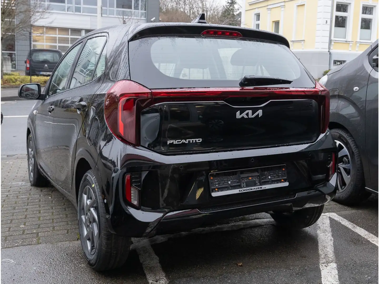 Kia Picanto 1.2 VISION +S/LHZ+NAV+CARPLAY+BT+RFK+MET Schwarz - 2