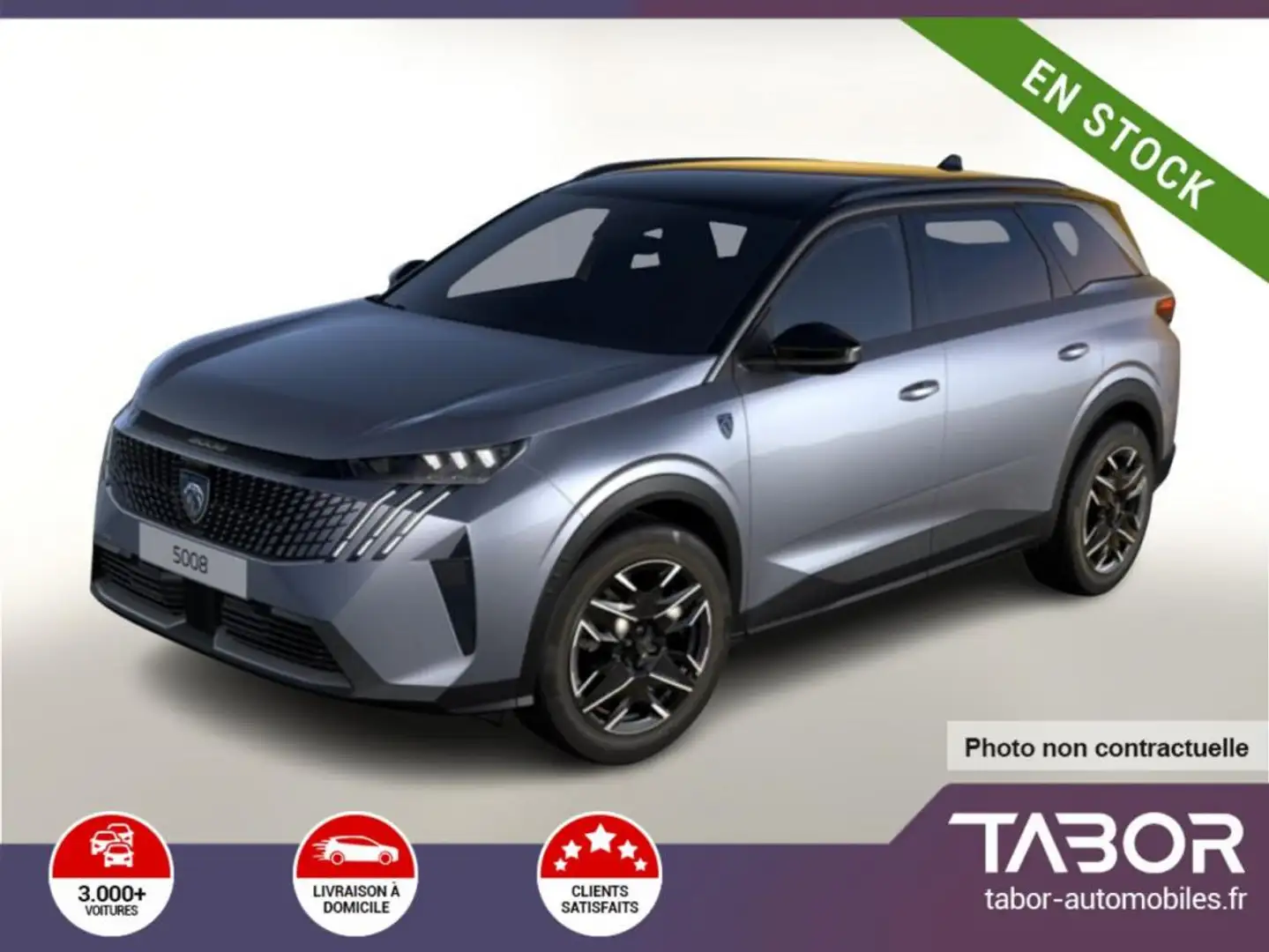 Peugeot 5008 136 eDSC6 GT Matrix 19R GPS ACC Gris - 1