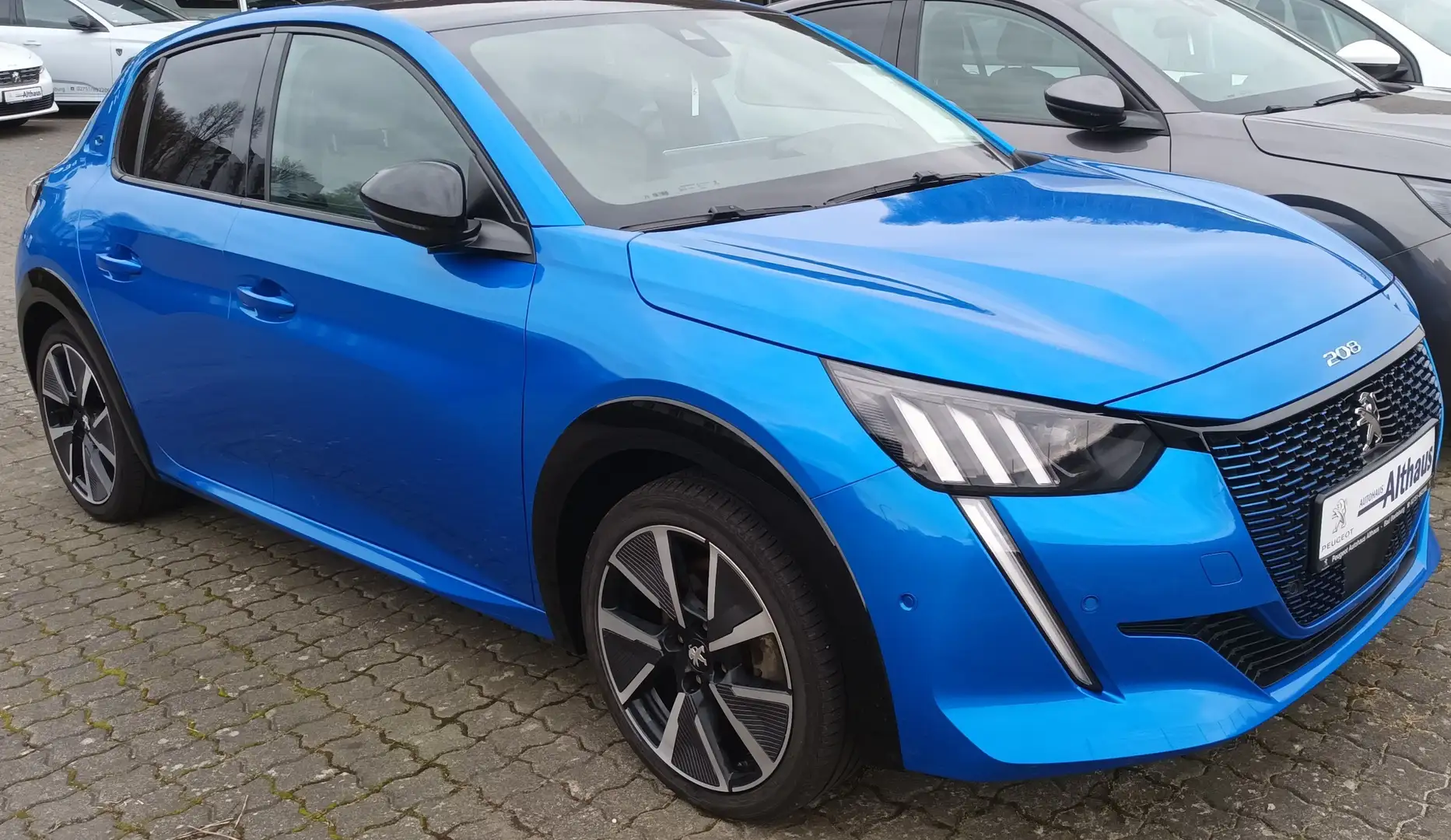 Peugeot 208 GT Pack Elektro 136 (SOH 92,9 %) 8 fach Alu Bleu - 2