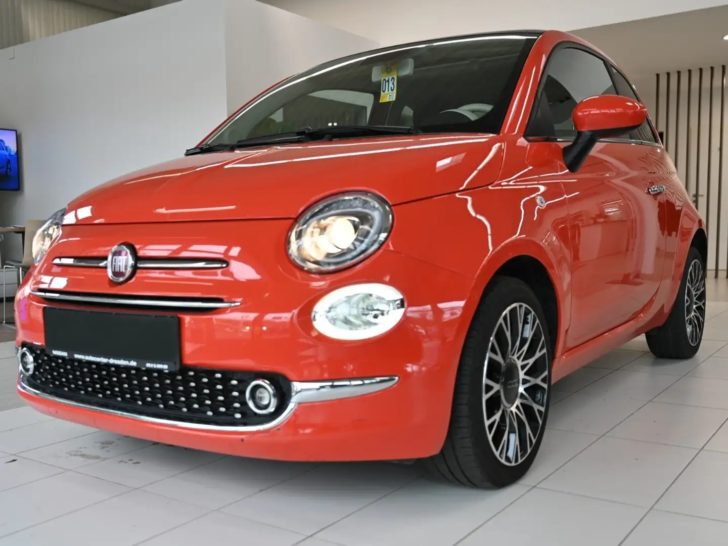 Fiat 500 1.0 Dolcevita Navi+Pano+KlimaA+LM+PDC Orange - 2