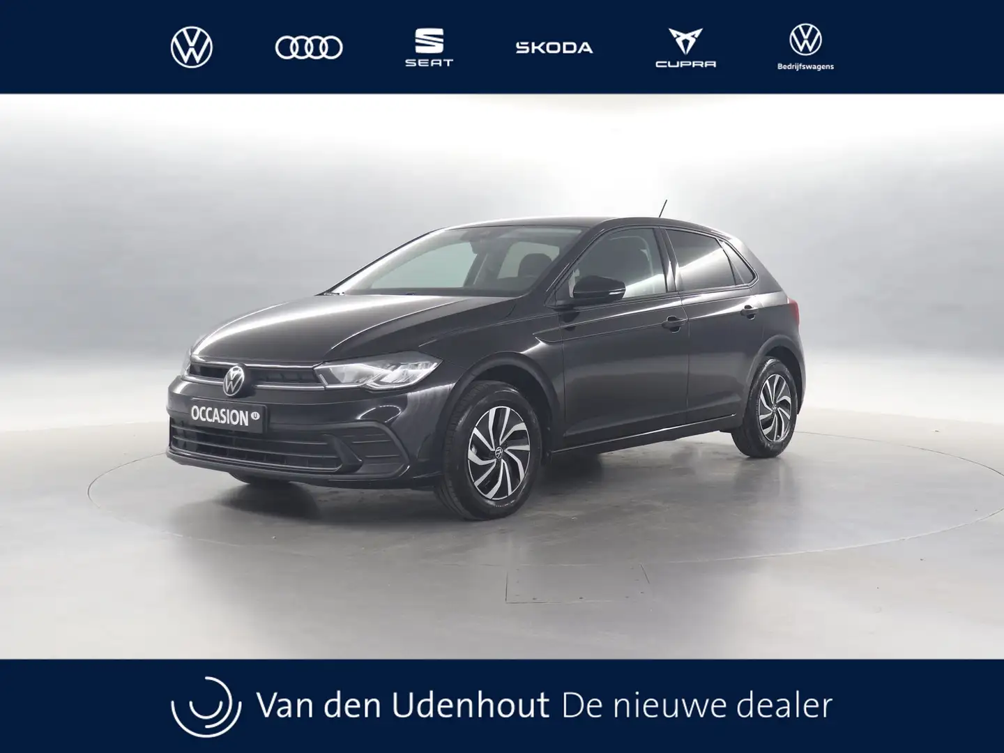 Volkswagen Polo 1.0 TSI 95pk Life Edition / Navigatie / Stoelverwa Zwart - 1