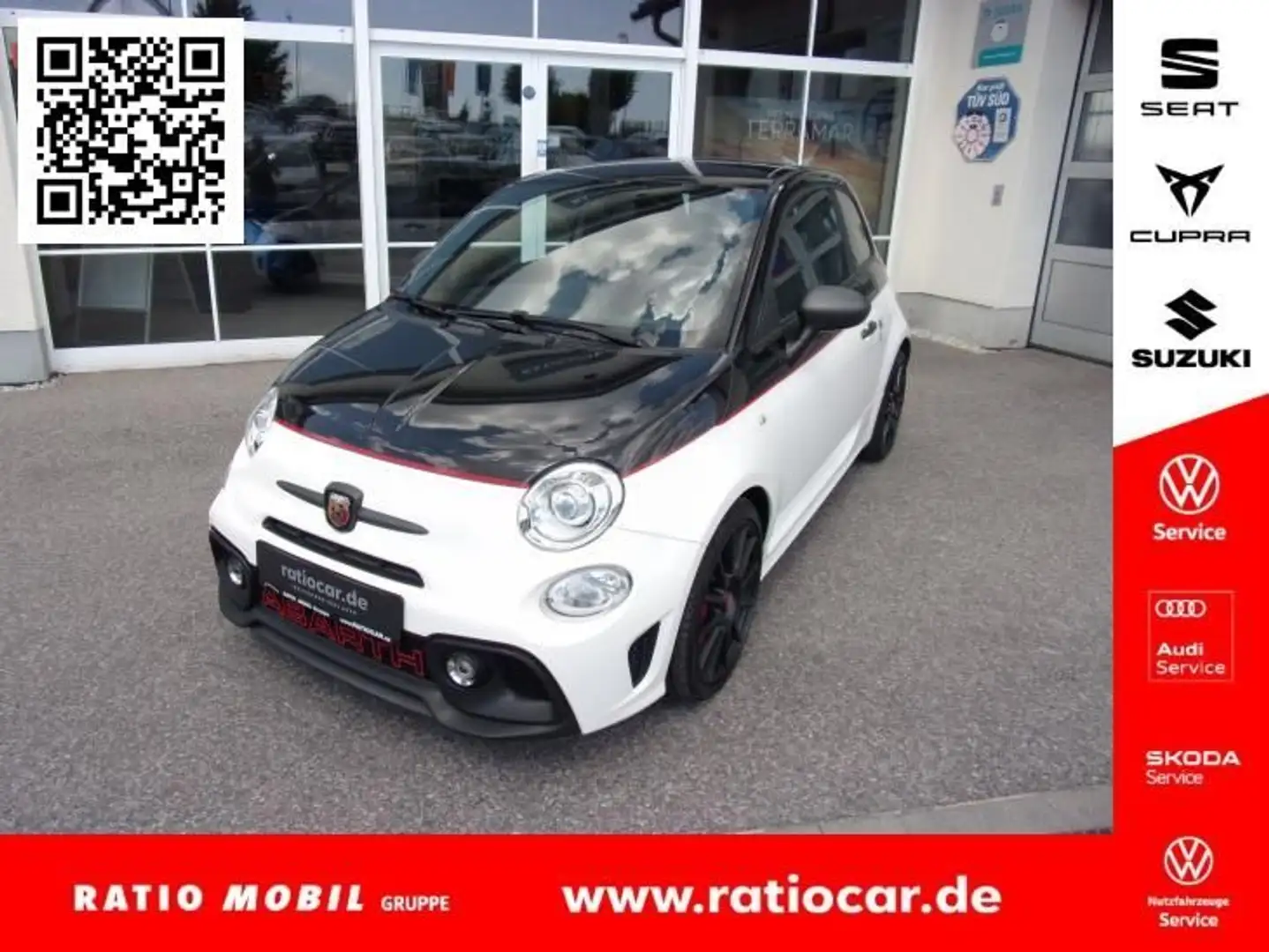 Abarth 595 Competizione 595-COMPETIZIONE 1.4 T-JET 16V BI-XENON Weiß - 1