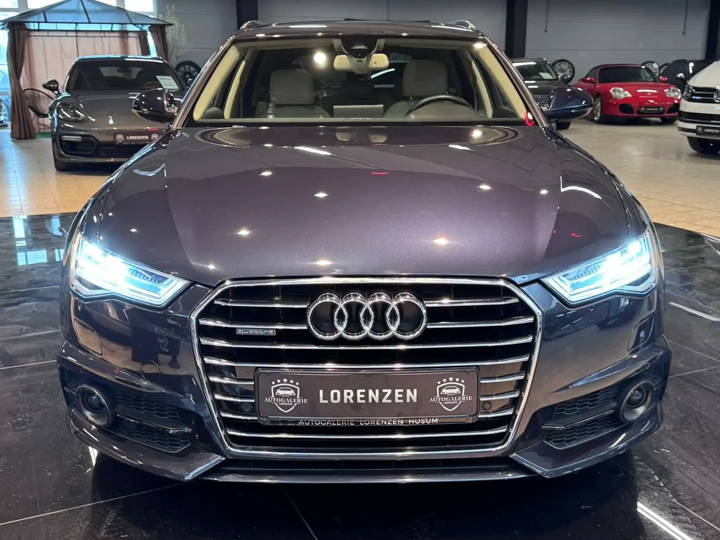 Audi A6 Avant 3.0 TDI quat. Matrix Sthzg Pano PDC AHK Azul - 2
